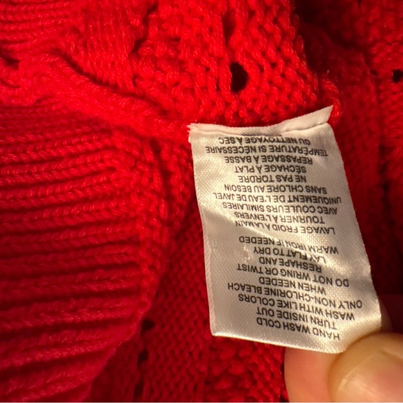 Z Supply Women's Vibrant Red Cardigan - Picture 9 of 10